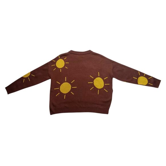 Compania Fantastica Crew Neck Sweater Knit Sunshine Suns Size SMALL - Picture 6 of 10